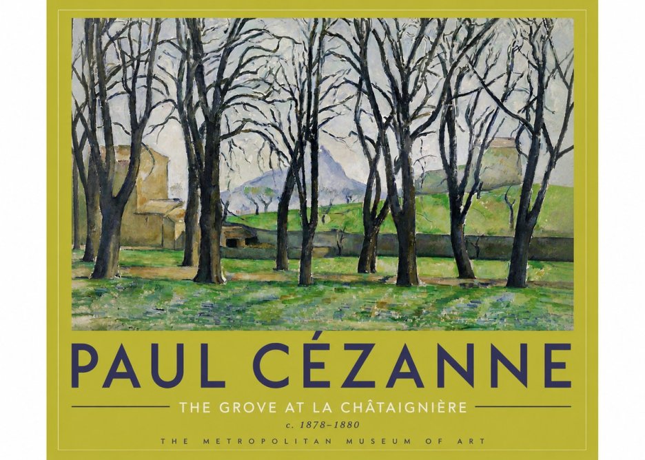 Paul Cézanne The Grove at La Châtaignière No5 - Poszter