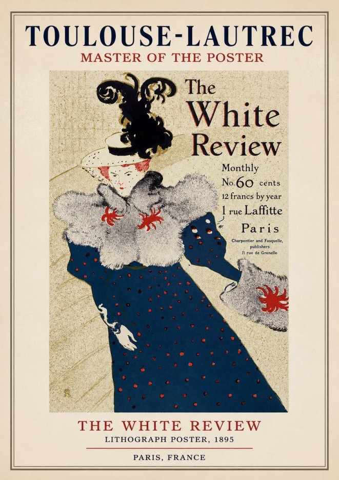 Toulouse-Lautrec The White Review No1 - Poszter