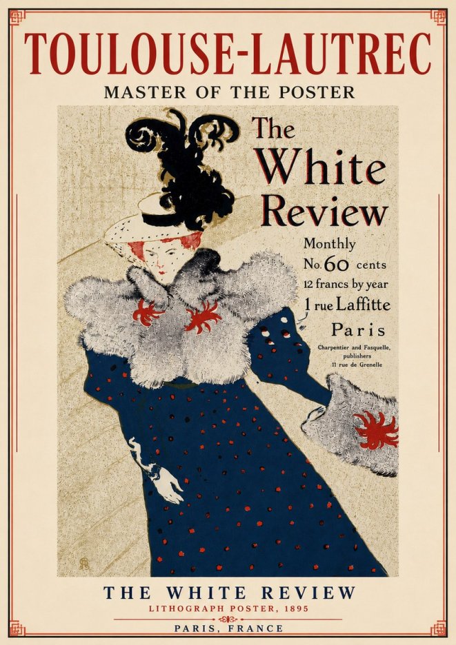 Toulouse-Lautrec The White Review No4 - Poszter