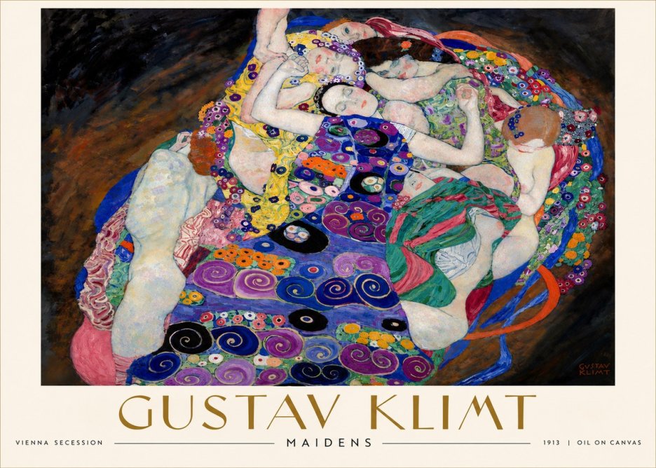 Klimt Maidens No6 - Poszter