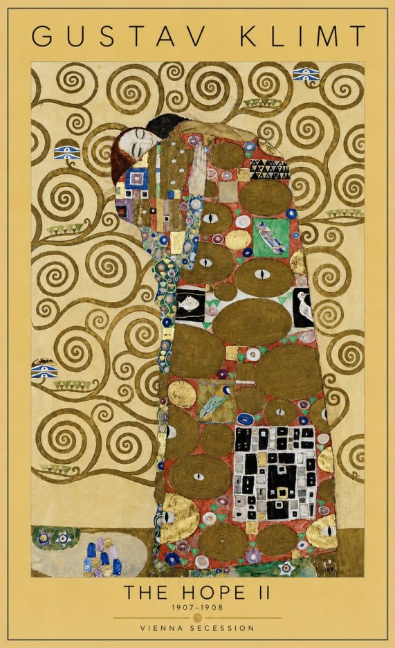 Klimt The Hope Ii No5 - Poszter