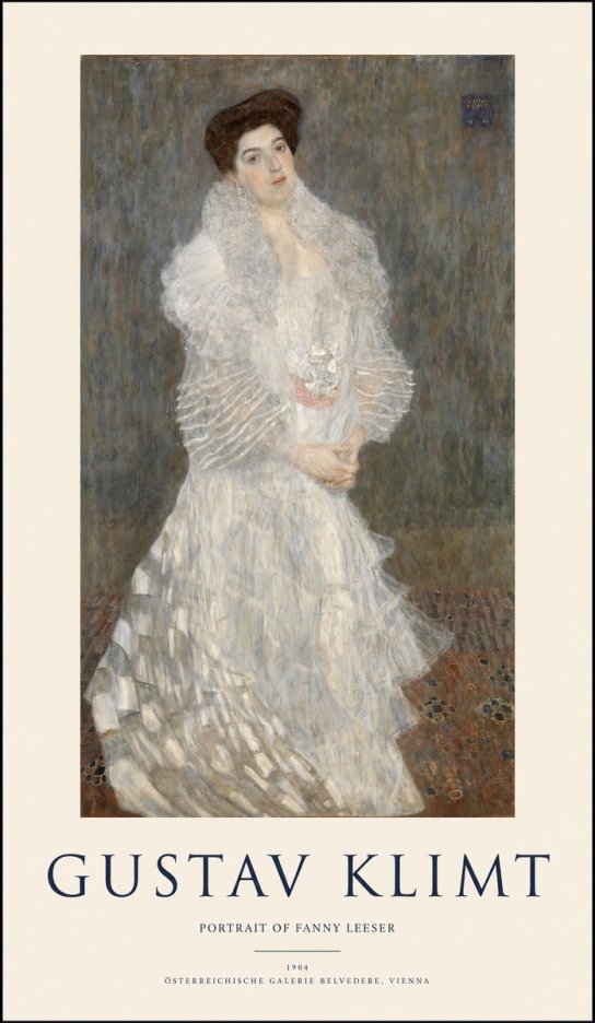 Klimt Portrait of Fanny Leeser No1 - Poszter
