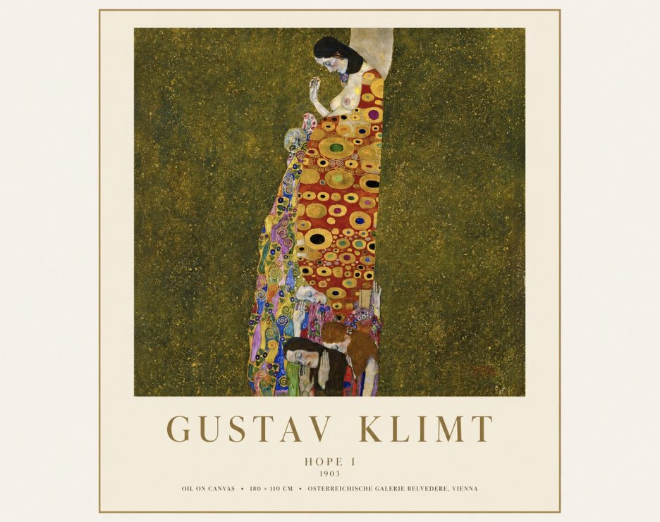 Klimt Hope I No1 - Poszter