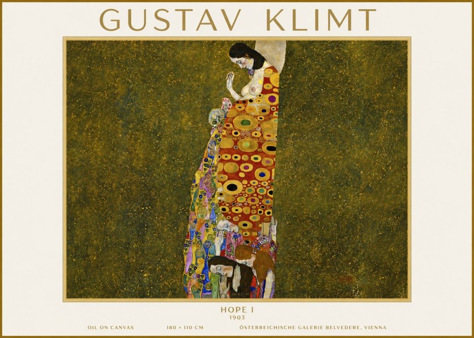 Klimt Hope I No4 - Poszter