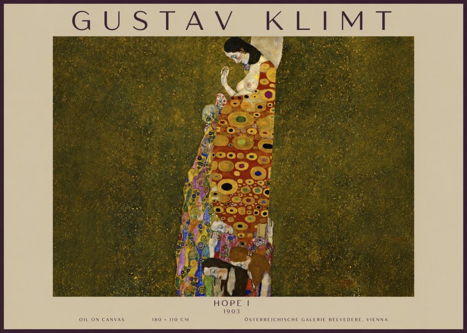Klimt Hope I No5 - Poszter