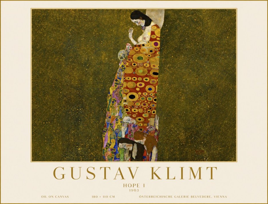 Klimt Hope I No6 - Poszter