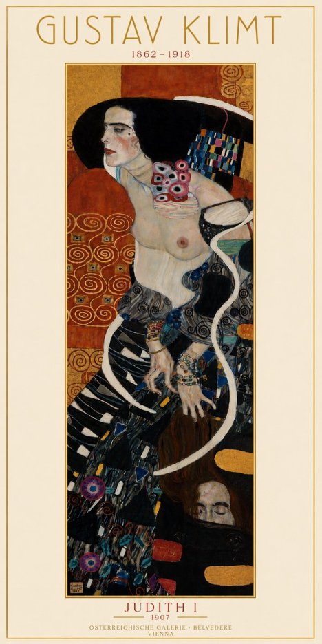 Klimt Judith I No4 - Poszter