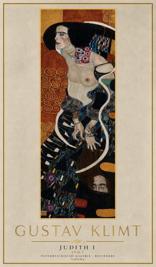 Klimt Judith I No6 - Poszter
