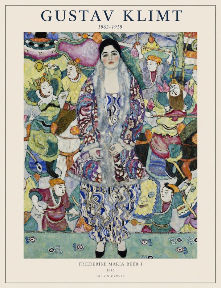Klimt Friederike Maria Beer I No1 - Poszter