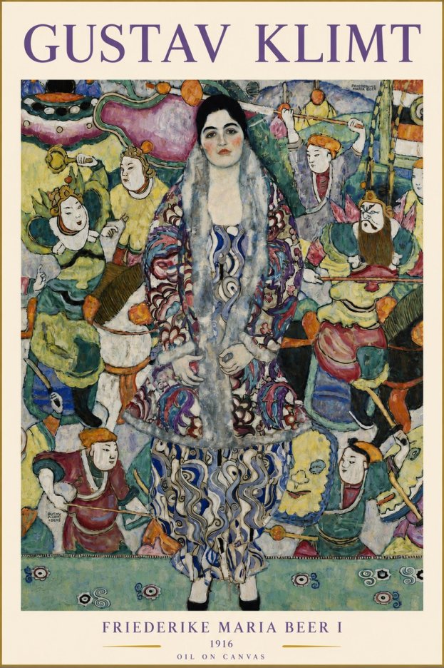 Klimt Friederike Maria Beer I No3 - Poszter