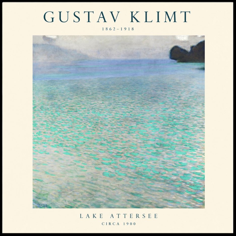 Klimt Lake Attersee No1 - Poszter