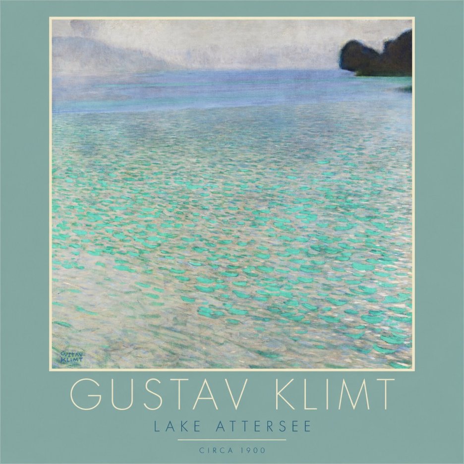 Klimt Lake Attersee No2 - Poszter