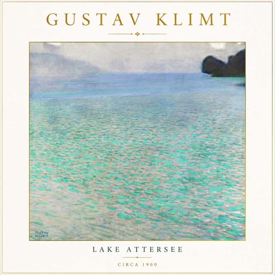 Klimt Lake Attersee No3 - Poszter