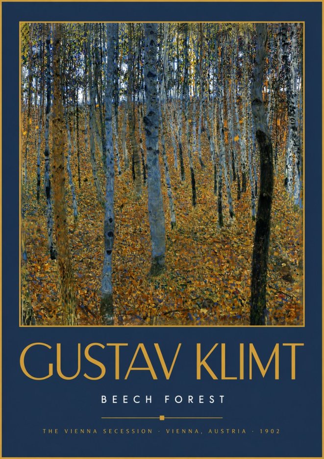 Klimt Beech Forest No6 - Poszter