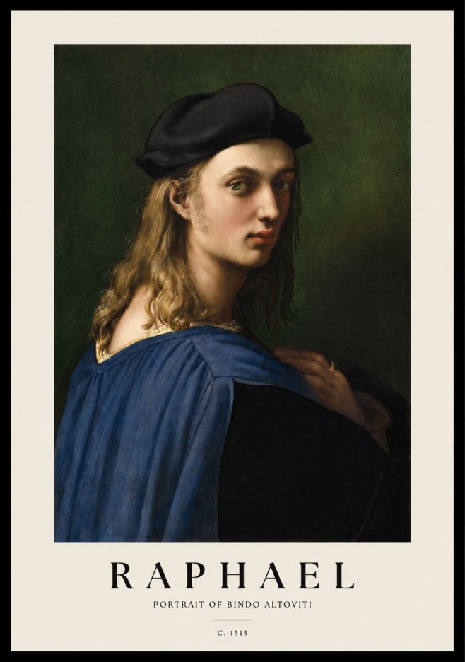 Raphael Portrait of Bindo Altoviti No1 - Poszter