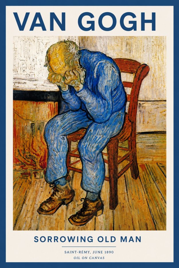 Van Gogh Sorrowing Old Man No2 - Poszter