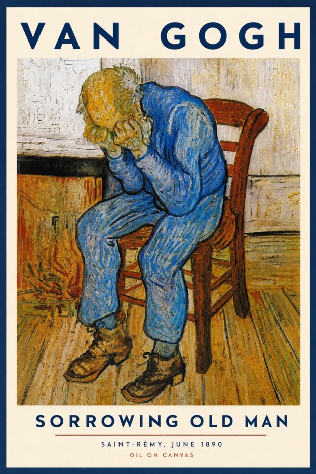 Van Gogh Sorrowing Old Man No3 - Poszter