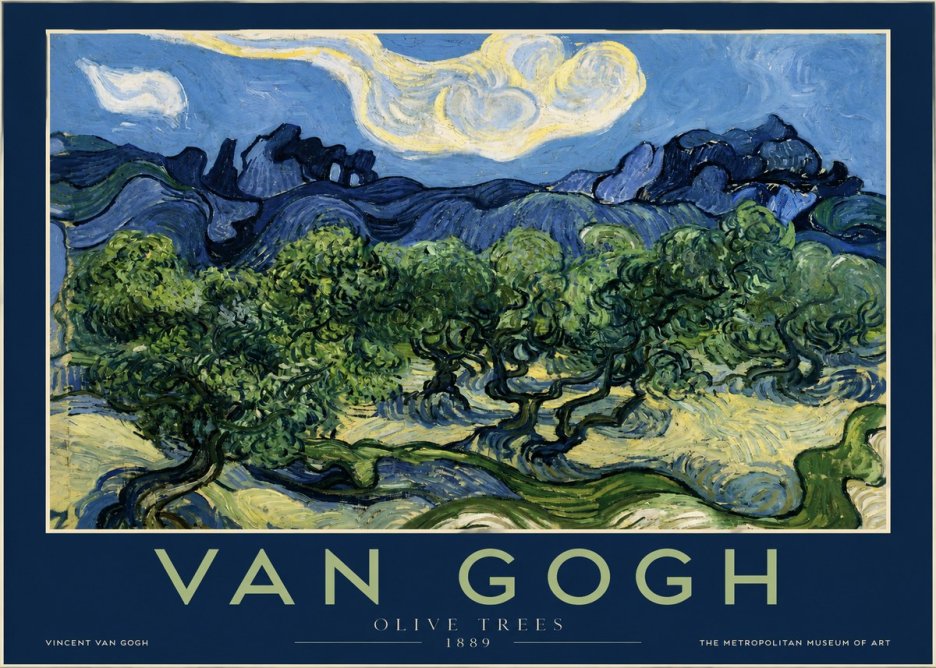 Van Gogh Olive Trees No2 - Poszter