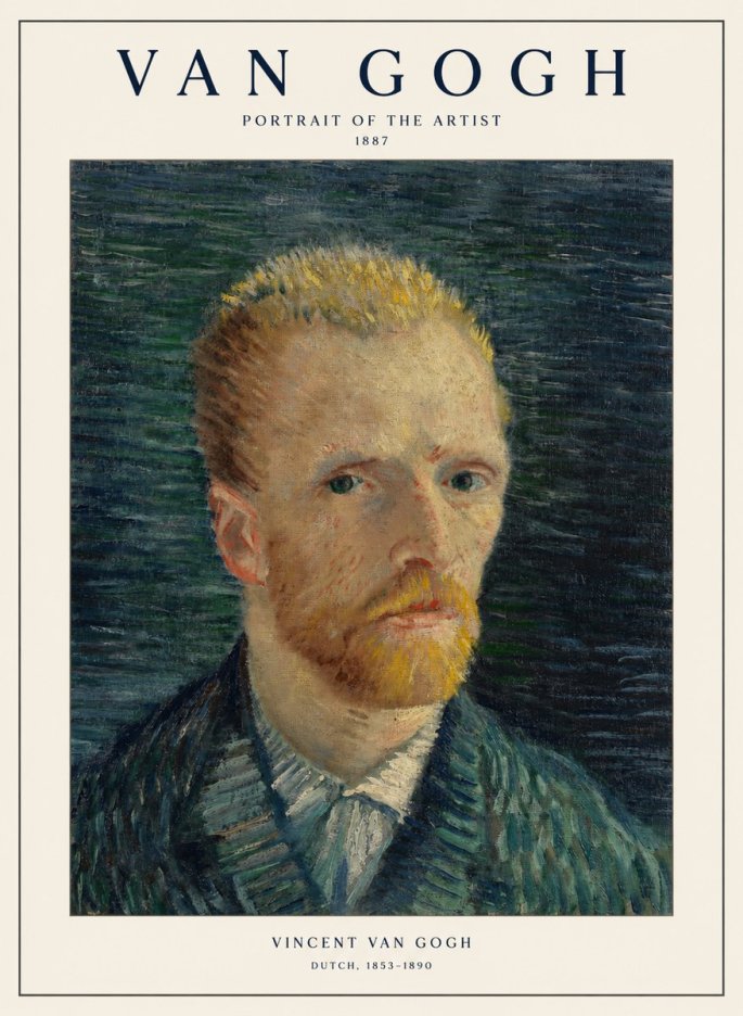 Van Gogh Portrait of the Artist II No1 - Poszter
