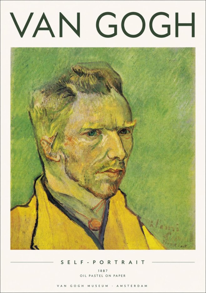 Van Gogh Self-portrait II No2 - Poszter