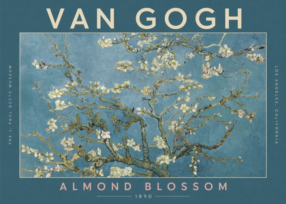 Van Gogh Almond Blossom No3 - Poszter