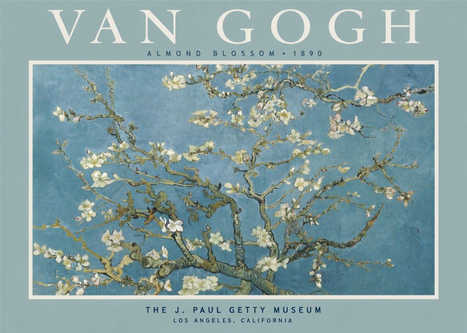 Van Gogh Almond Blossom No5 - Poszter