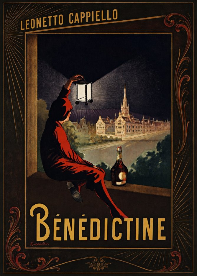 Leonetto Cappiello Bénédictine No2 - Poszter