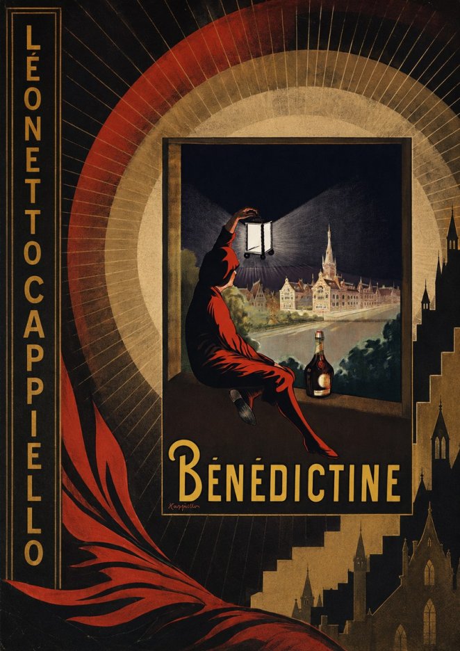 Leonetto Cappiello Bénédictine No6 - Poszter