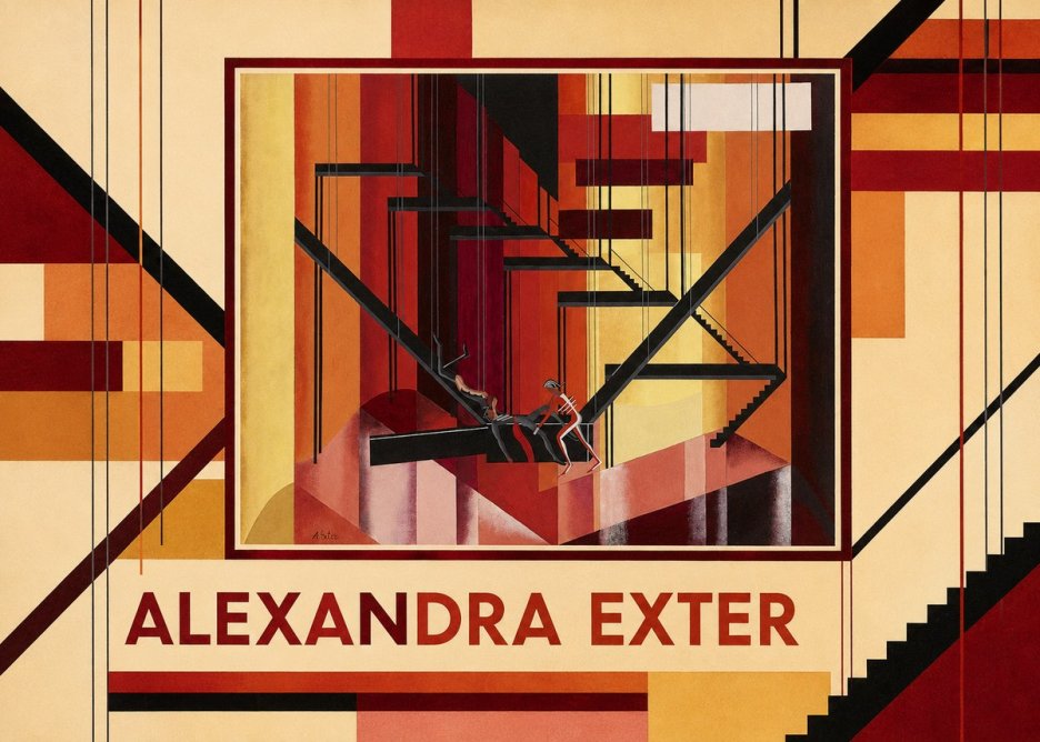 Alexandra Exter Constructivist Stage Design No1 - Poszter