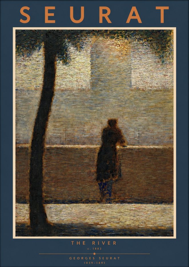 Seurat The River No2 - Poszter