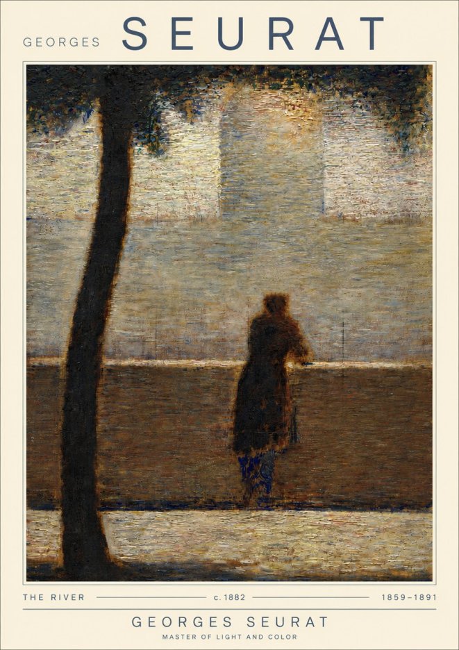 Seurat The River No4 - Poszter