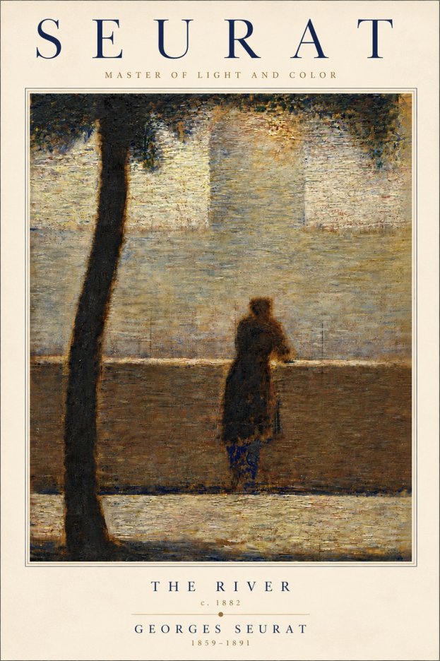 Seurat The River No6 - Poszter