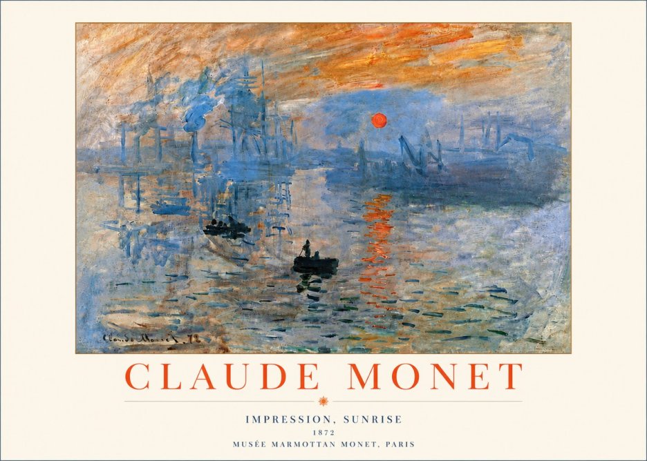 Monet Impression, Sunrise I No4 - Poszter