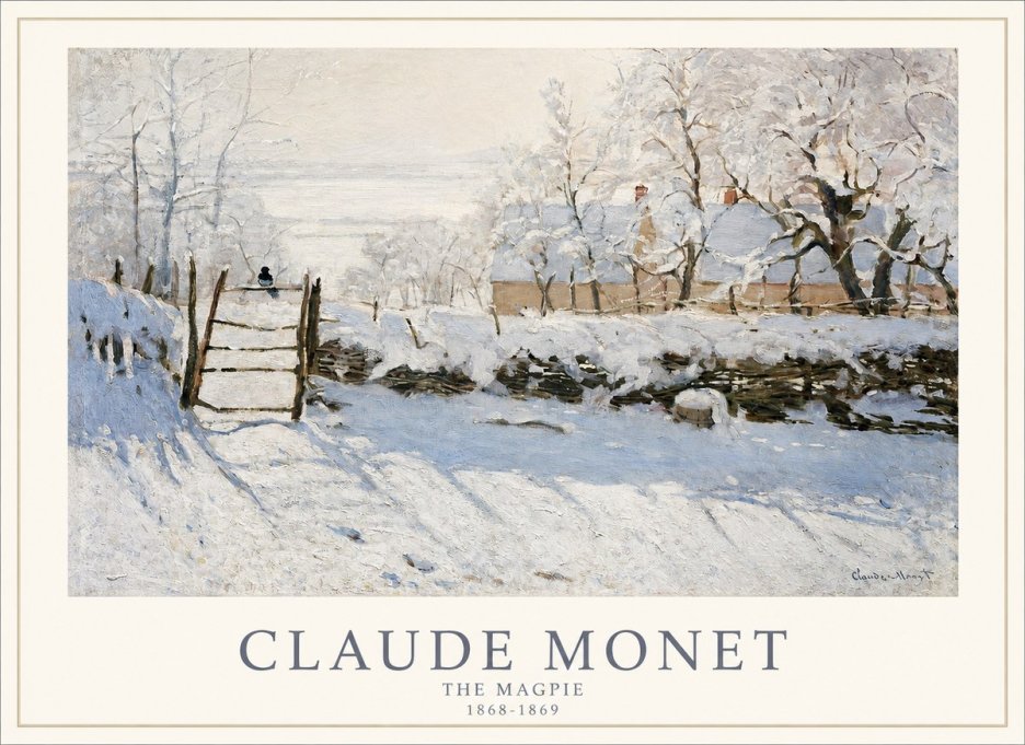 Monet The Magpie No1 - Poszter