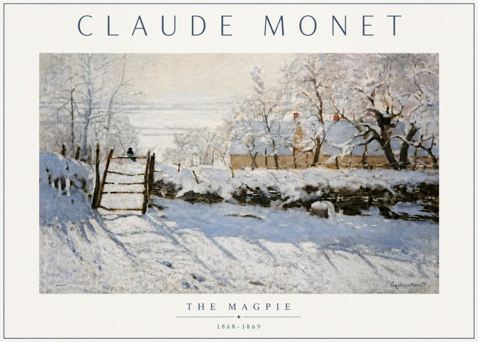 Monet The Magpie No5 - Poszter