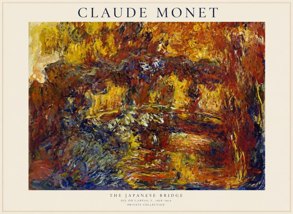 Monet The Japanese Bridge II No1 - Poszter