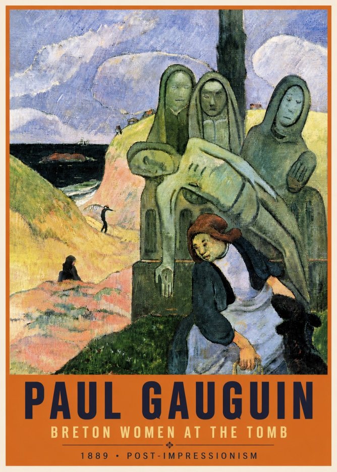 Paul Gauguin The Loss (Te Arii Voyeuse) No6 - Poszter