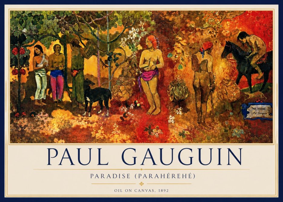 Paul Gauguin Paradise (Parahéréhé) No3 - Poszter