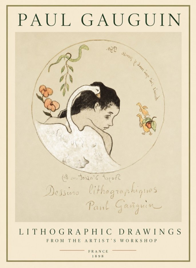Paul Gauguin Dessins Lithographiques No1 - Poszter