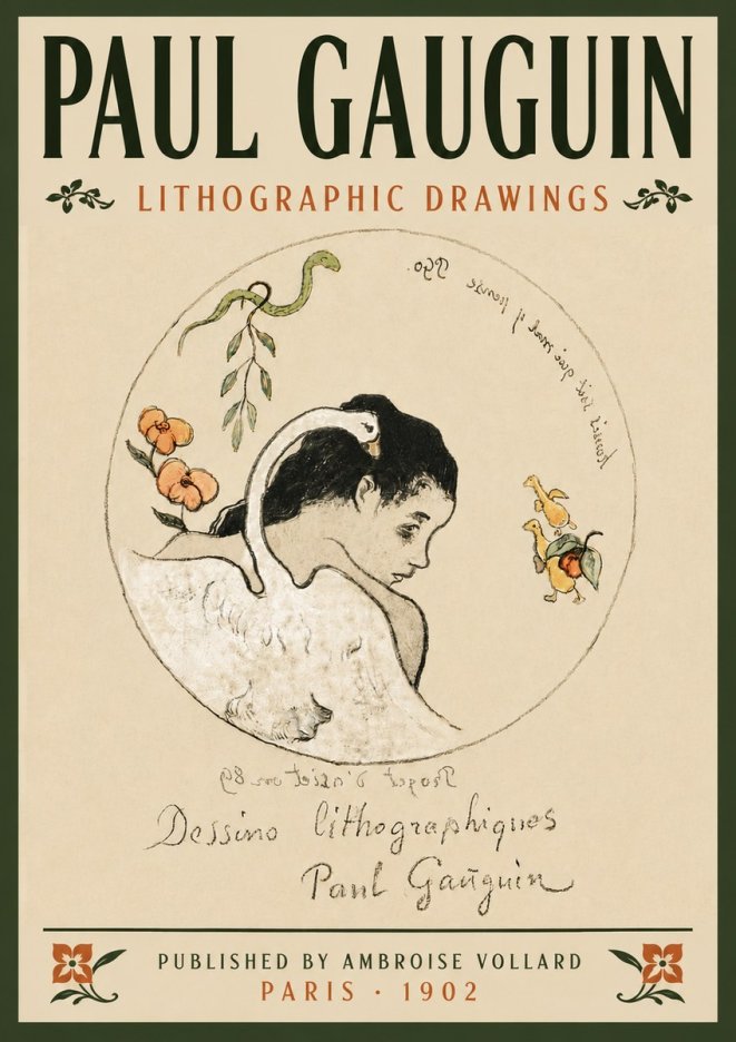 Paul Gauguin Dessins Lithographiques No6 - Poszter