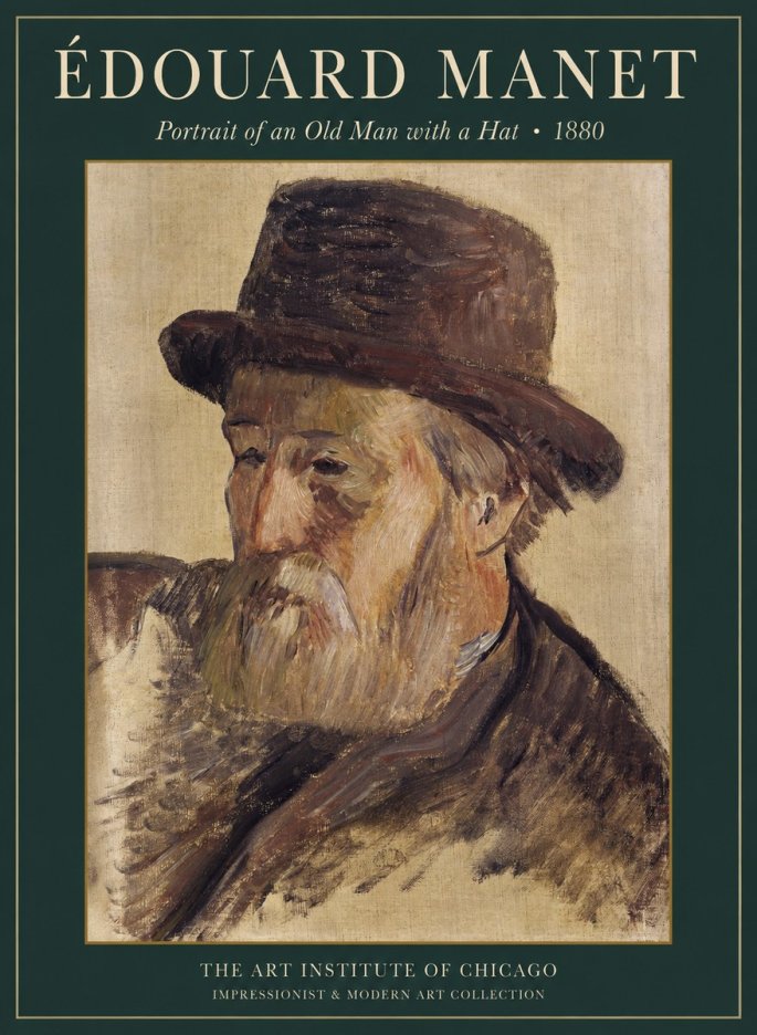 Édouard Manet Portrait of an Old Man with a Beard No5 - Poszter
