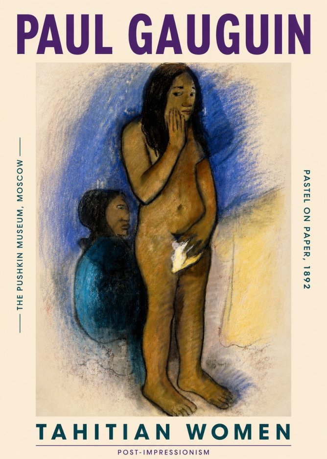 Paul Gauguin Tahitian Women No3 - Poszter