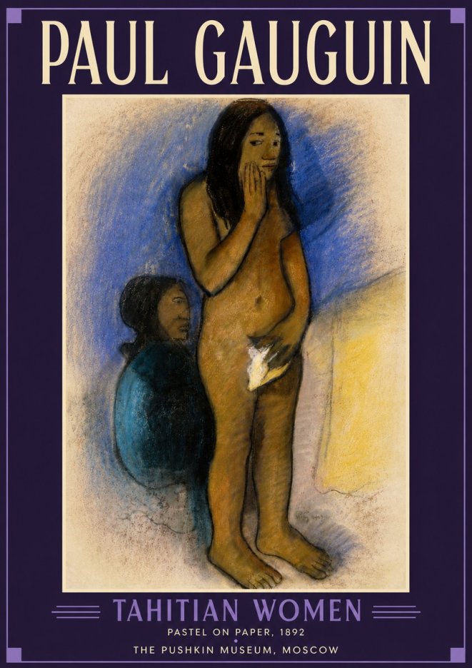 Paul Gauguin Tahitian Women No5 - Poszter