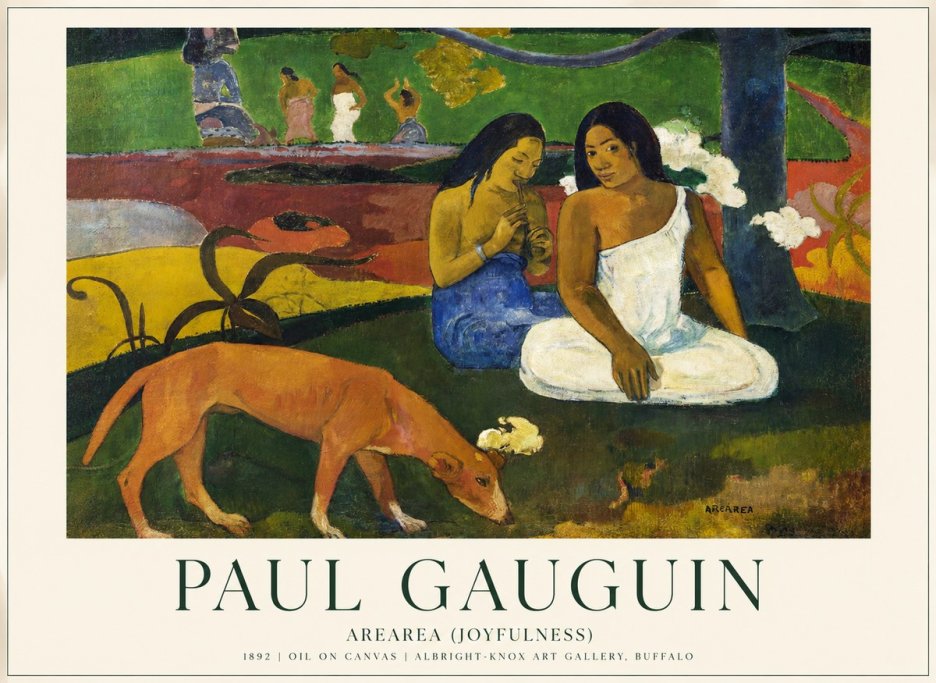 Paul Gauguin Arearea (Joyfulness) No1 - Poszter