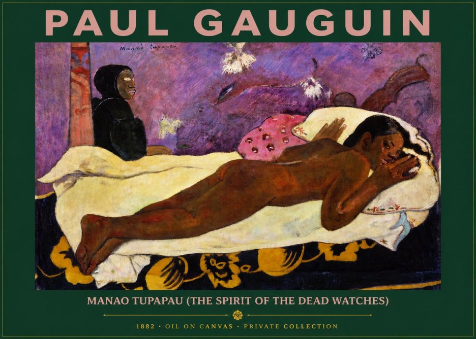 Paul Gauguin Manao Tupapau (the Spirit of the Dead Watches) No4 - Poszter