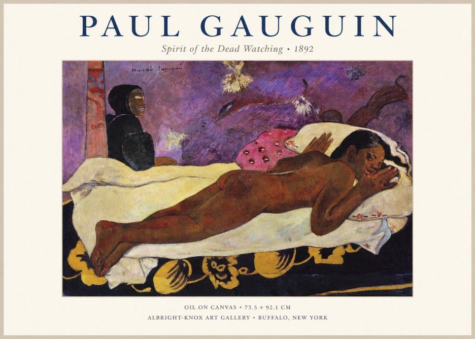 Paul Gauguin Manao Tupapau (the Spirit of the Dead Watches) No5 - Poszter