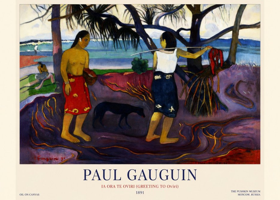 Paul Gauguin Ia Ora Na Te Ovari (I Raro Te Oviri) No2 - Poszter