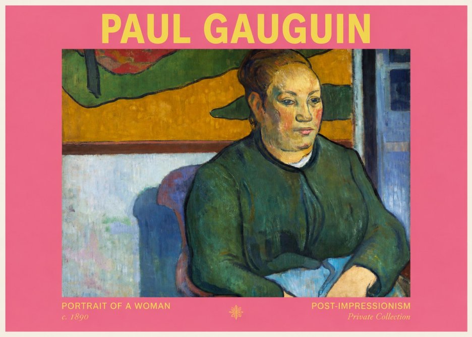 Paul Gauguin Portrait of a Woman No2 - Poszter