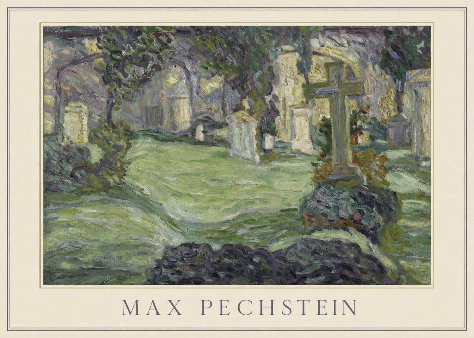 Max Pechstein Cemetery No4 - Poszter