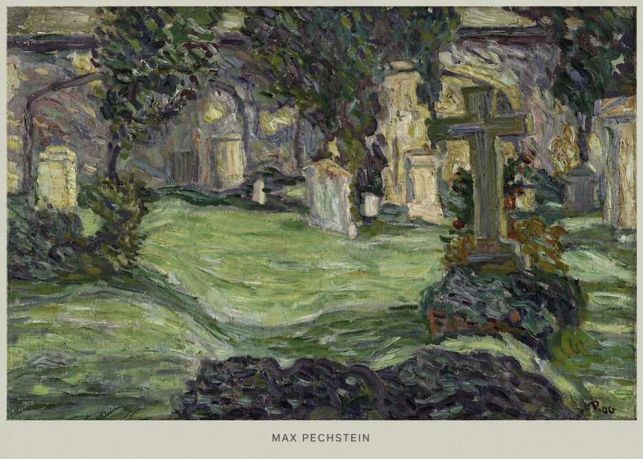 Max Pechstein Cemetery No5 - Poszter